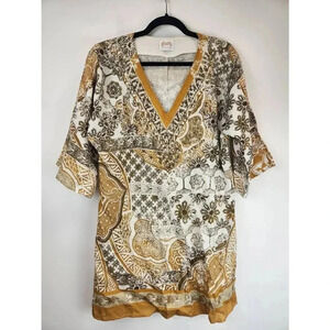 Maryan Mehlhorn Swim Coverup Dress Tunic Size Medium.